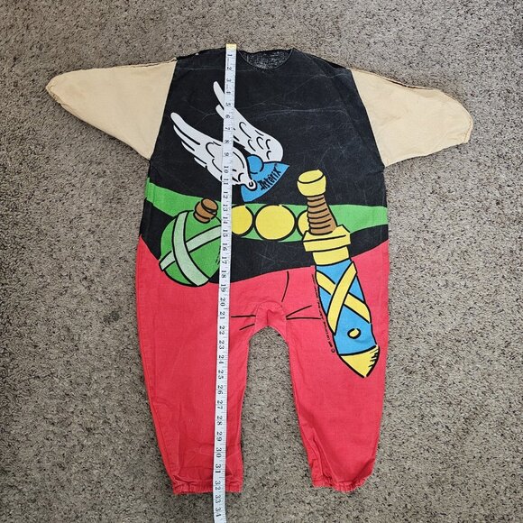 Vintage Asterix 1989 Les Editions Albert Rene Cartoon Graphic Print Costume 5T - Picture 8 of 9